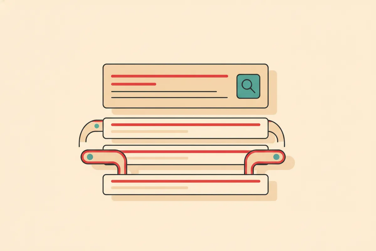 Search results expanding into an AI overview with source links